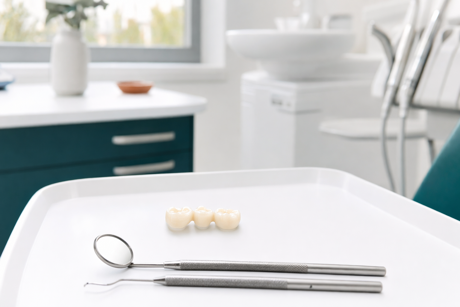 Dental bridges: replacing one to three missing teeth